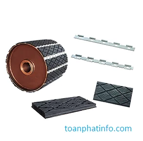 Đệm cao su bọc quả lô Giải pháp tăng ma sát và bảo vệ băng tải hiệu quả-1.webp
