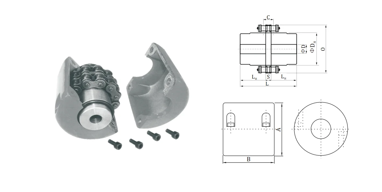 Khớp Nối Xích Công Nghiệp Chain Coupling Truyền Lực Bền Bỉ và Linh Hoạt-1.webp
