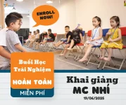 🎤 CHÍNH THỨC KHAI GIẢNG LỚP MC NHÍ – NGÀY 19/06/2025 🎉
