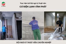 Thi công ống đồng máy lạnh thẩm mỹ cho chung cư + vệ sinh Máy lạnh giấu trần chuyên nghiệp