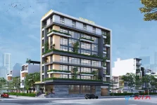 Thiết kế khách sạn 3 sao Hoa Viên Hotel – Giá trị kiến trúc hiện đại và hài hòa thiên nhiên